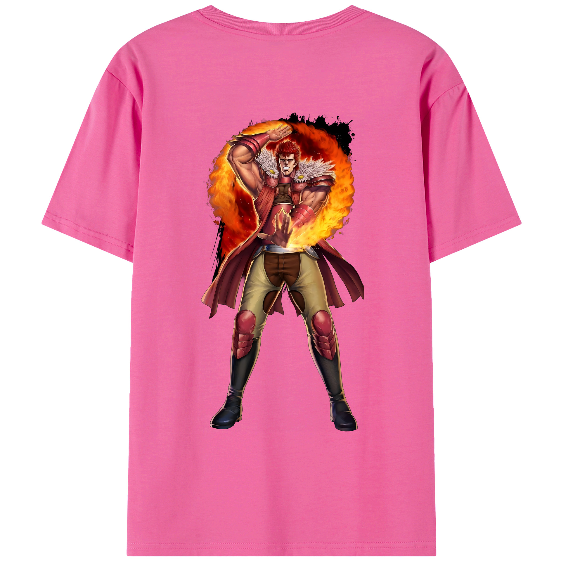（画像用） 北斗の拳 Fist of the North Star レディース半袖Tシャツ(バックプリント)